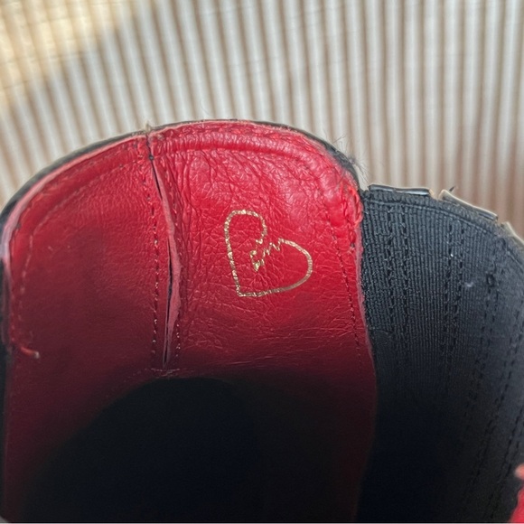 Frye x Matt Schultz Western Chelsea Split Leather Black Ankle Boot - Picture 8 of 11